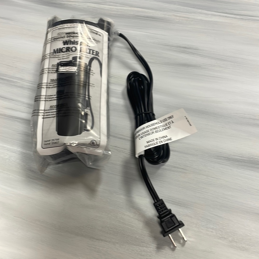 Brand New Five Gallon Tetra Whisper Filter (6)